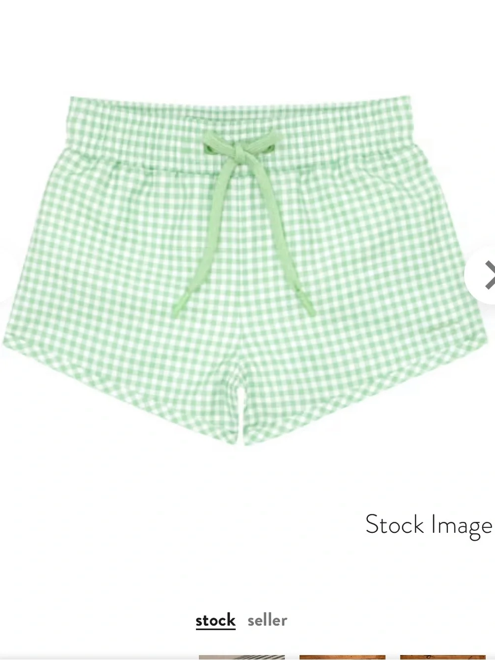Boys Palm Gingham Boardie